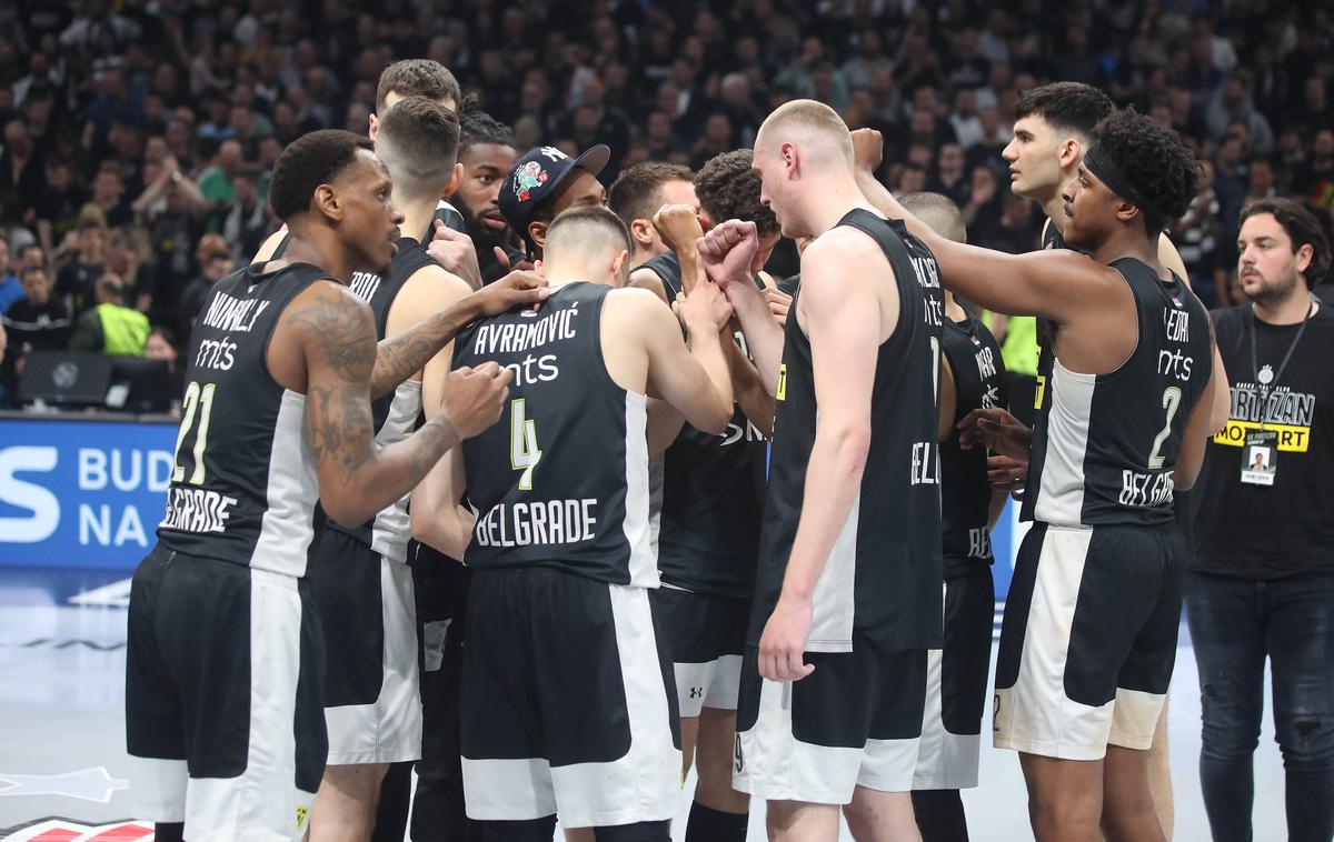Košarkarji Partizana | Partizan je upravičil vlogo favorita in se uvrstil v polfinale lige ABA, v katerem se bo meril s Cedevito Olimpijo. | Foto Guliverimage