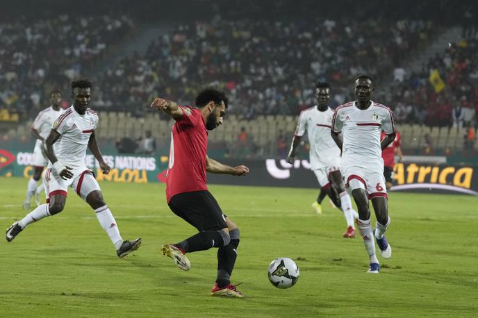 Salah Egipt | Mo Salah je z Egiptom pričakovano napredoval v četrtfinale. | Foto Guliver Image