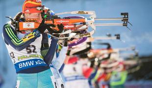 Ukrajinska biatlonka Abramova je začasno suspendirana