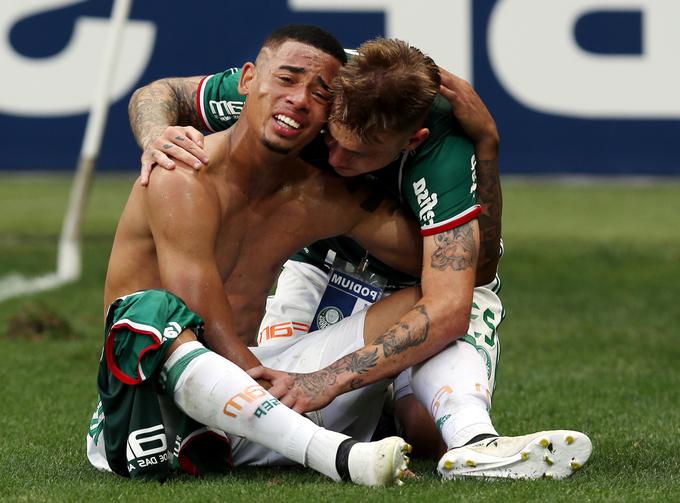 Takole se je veselil naslova s Palmeirasom. | Foto: Reuters