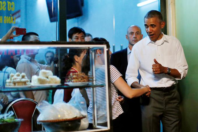 Obama in Bourdain | Foto: Reuters