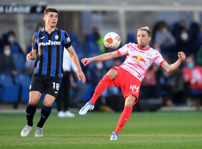 Atalanta je brez Josipa Iličića spomladi v izločilnem delu lige Europa izpadla proti RB Leipzigu Kevina Kampla. | Foto: Reuters