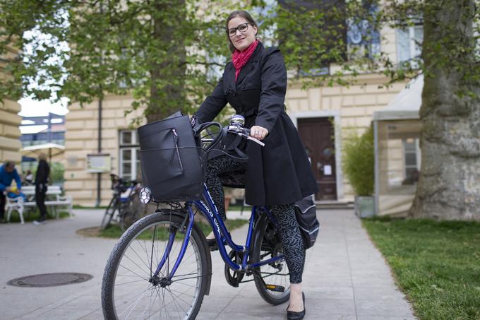 Vita Kontić pravi, da se MOL trudi vse bolj spodbujati kolesarjenje v prestolnici. | Foto: Bojan Puhek