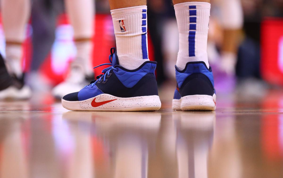 Luka Dončić Nike | Prepoznavna oznake družbe Nike, logotip in slogan. | Foto Reuters