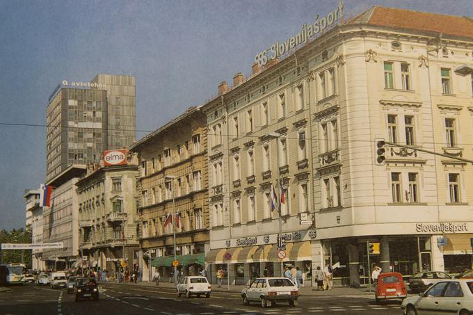 Stavba Slovenijašport iz leta 1991. | Foto: Bojan Puhek