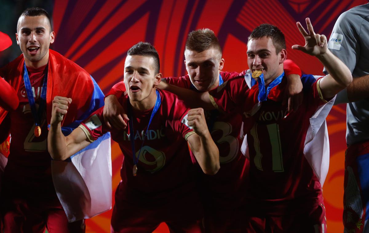 Staniša Mandić | Staniša Mandrić (drugi z leve) po osvojitvi naslova svetovnega prvaka leta 2015. | Foto Guliver/Getty Images