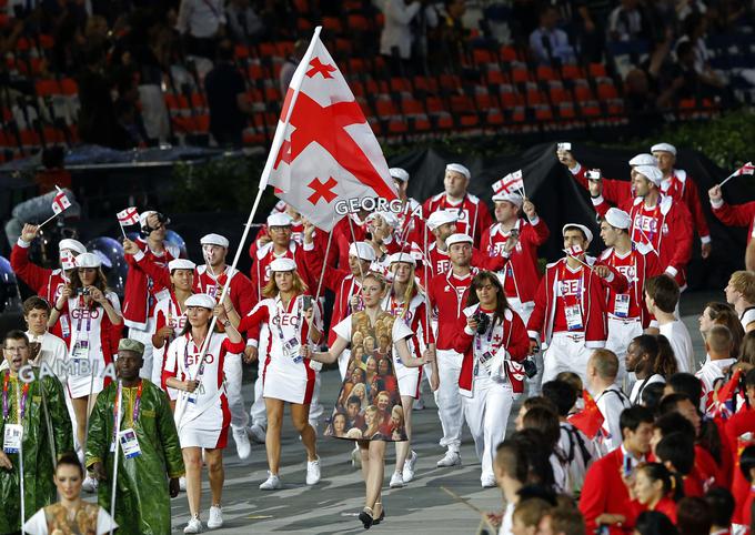 Salukvadzejeva je bila na zadnjih igrah, v Londonu leta 2012, zastavonoša gruzijske olimpijske odprave. | Foto: 