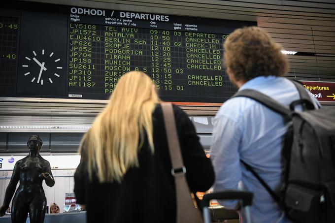V Fraportu že izvajajo načrt za sanacijo izpadlih linij Adrie Airways. | Foto: STA ,