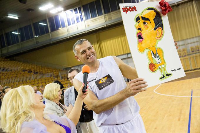 Slavko Kotnik, ki je pri Olimpiji največkrat nosil številko 11, je sklenil kariero pri 40 letih. | Foto: Vid Ponikvar