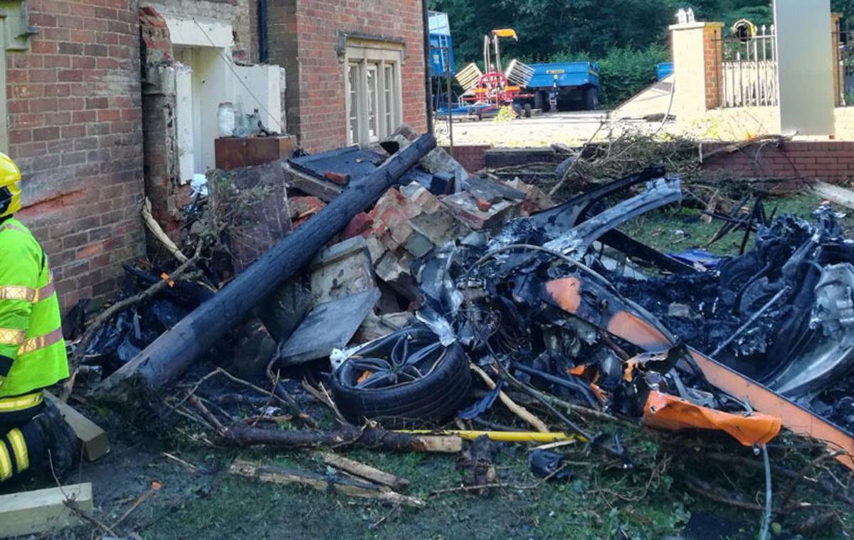 Mclaren nesreča | Foto Trowbridge Fire Station