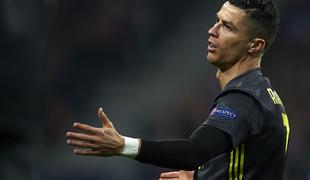 Cristiano Ronaldo se je po lekciji Atletica obnašal kot užaljen otrok