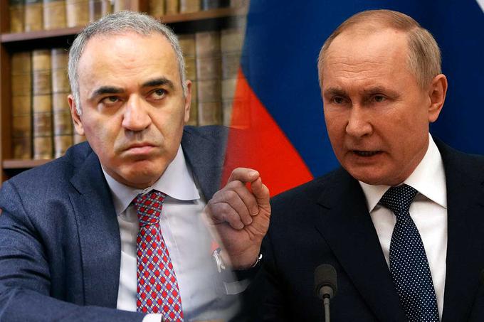 Leta 2022 so ruske oblasti Kasparova že označile za "tujega agenta". Gre za zloglasno oznako, ki jo zdajšnja oblast v Rusiji množično uporablja proti nasprotnikom, novinarjem in borcem za človekove pravice. Večina glavnih nasprotnikov, ki so ostali v Rusiji, je zaprtih, drugi pa so v izgnanstvu, piše francoska tiskovna agencija. | Foto: Guliverimage/AP