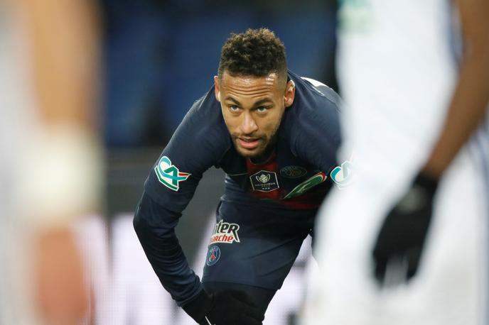 Neymar | Neymar je prvič po vrnitvi zaigral od prve minute in zabil dva gola, vseeno pa je PSG ostal brez pokalne lovorike. | Foto Reuters