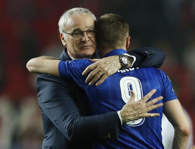Tudi prvo ime kluba Jamie Vardy je zatrdil, da slovo Ranierija ni posledica igralskih zahtev. | Foto: Reuters