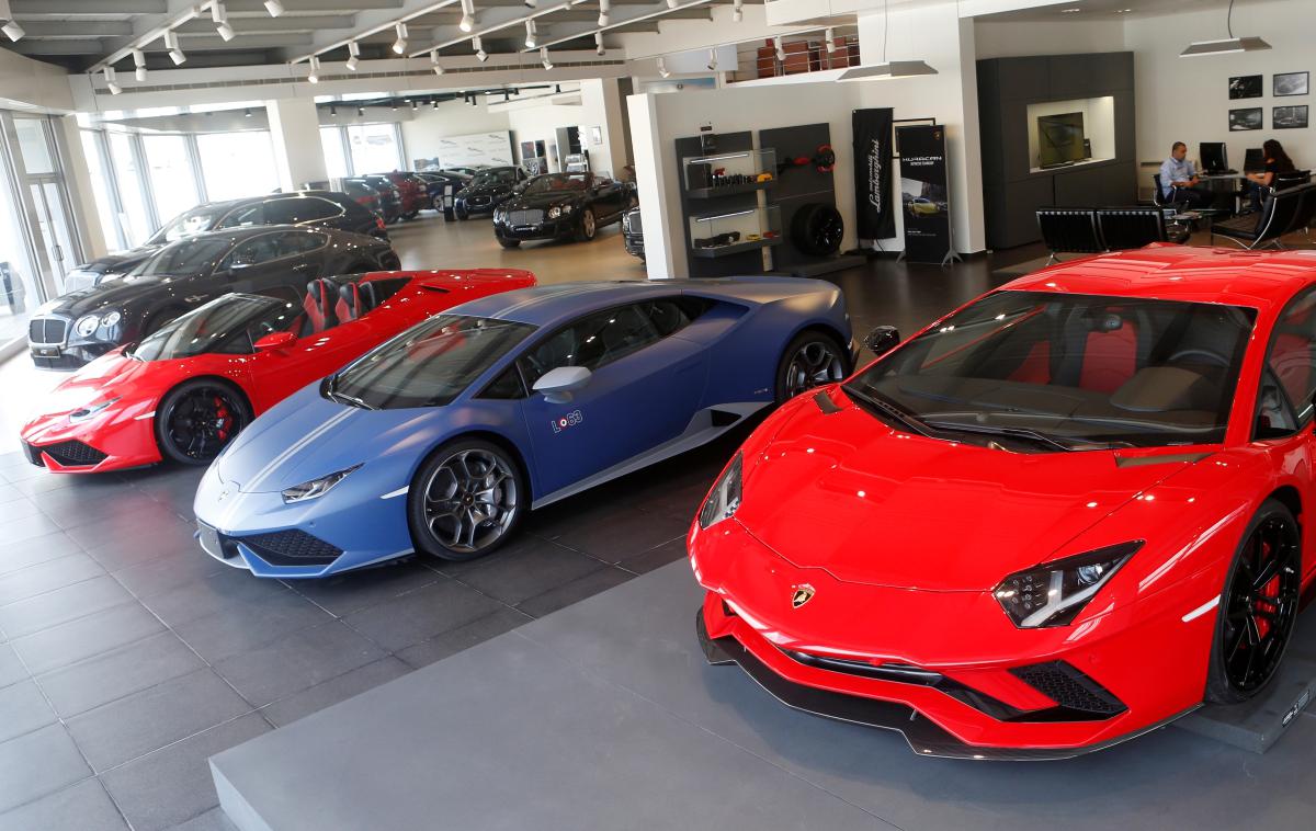 Luksuzni avtomobili, Lamborghiniji | Fotografija je ilustrativna. | Foto Reuters