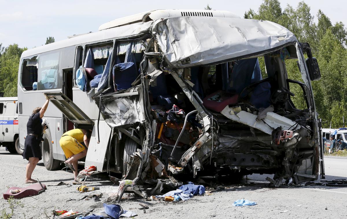 nesreča avtobusa, avtobusna nesreča | Foto Reuters