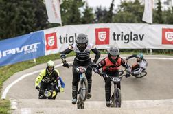 Nemec in Madžar na dirki BMX v Ljubljani korak pred vsemi
