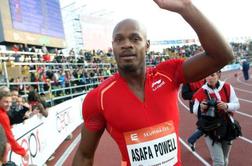 Asafa Powell zmagal v Franciji, čas nič posebnega