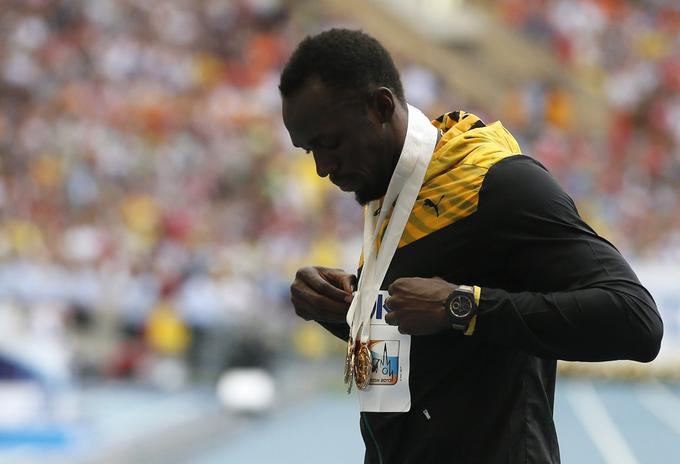 Zgodba se na svetovnem prvenstvu v Moskvi leta 2013 ni spremenila. Bolt se je domov vrnil s tremi zlatimi medaljami. | Foto: Reuters