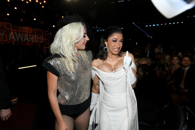 Med izvajalkami, ki so v nedeljo slavile, sta bili Lady Gaga in Cardi B. | Foto: Getty Images