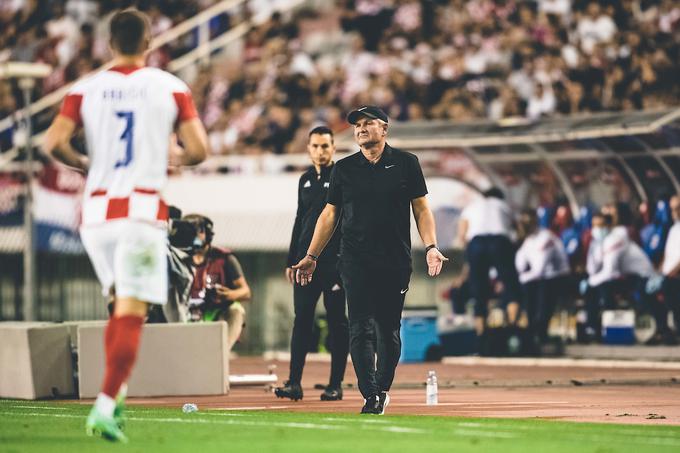 Matjaž Kek je v trenerski karieri na Poljudu izgubil le enkrat. Pred dvema mesecema s slovensko reprezentanco v kvalifikacijah za SP 2022 (0:3). | Foto: Grega Valančič/Sportida