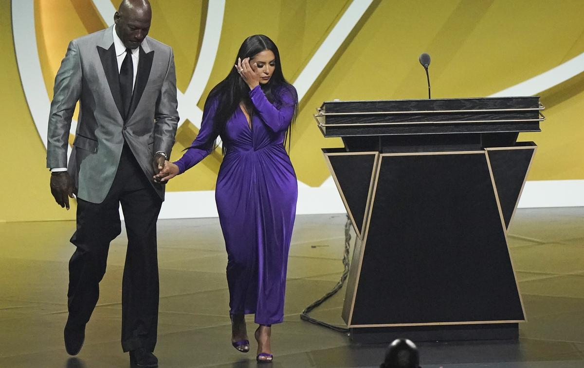 Vanessa Bryant | Vdova Kobeja Bryanta Vanessa Bryant je navdušila s čustvenim govorom ob vključitvi njenega pokojnega moža v košarkarski hram slavnih. | Foto Guliverimage