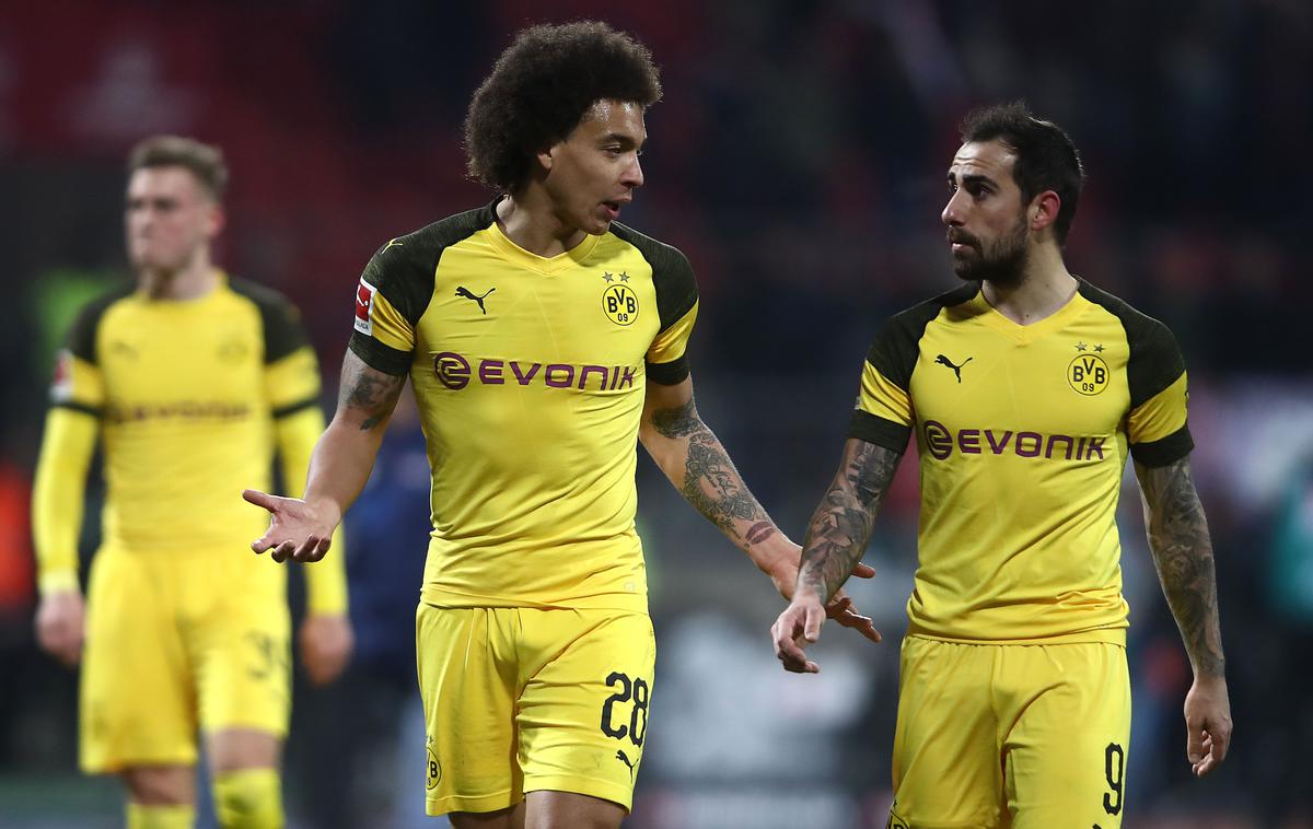 Borussia Dortmund | Borussia Dortmund je še tretjič v nizu remizirala v nemškem prvenstvu. Vmes je izgubila proti Tottenhamu v ligi prvakov. | Foto Getty Images