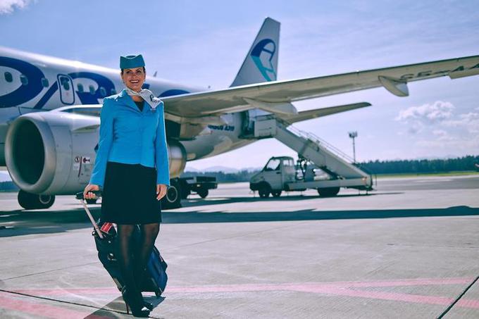 stevardesa Adria Airways | Foto: Klemen Korenjak