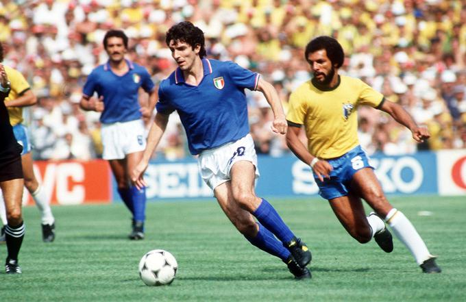 Prizor z nepozabne tekme na svetovnem prvenstvu 1982 proti Braziliji na stadionu Sarrio v Barceloni. | Foto: Reuters