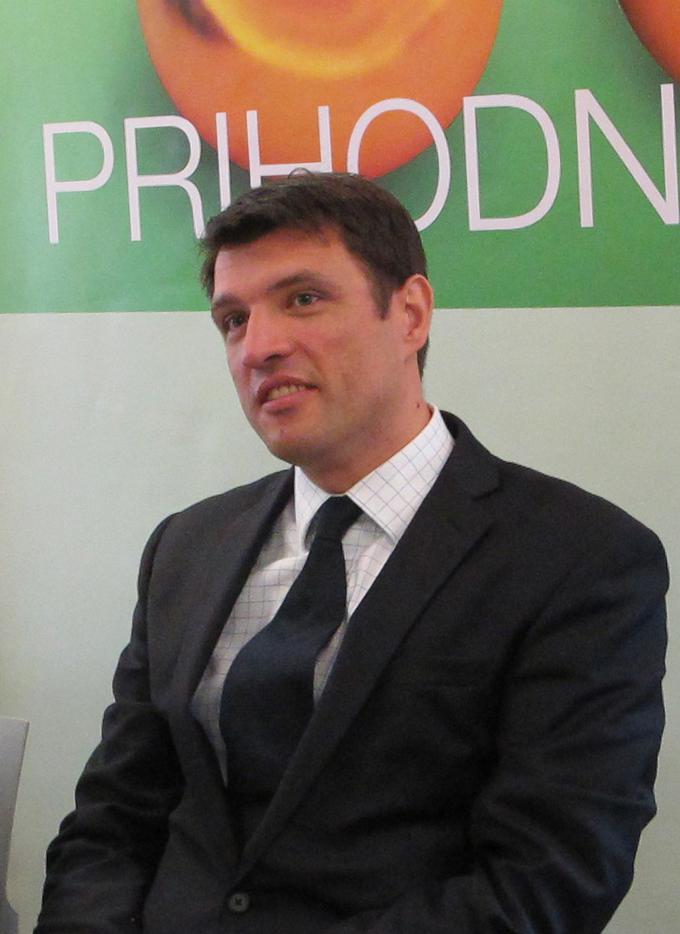 Predsednik uprave Gorenjske banke Andrej Andoljšek | Foto: STA ,