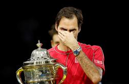 Federer spet v solzah: Težava je, da se bližam koncu svoje kariere #video