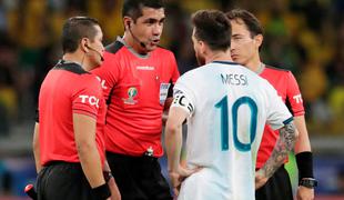 Messi po novem razočaranju napadel sodnike in razveselil rojake