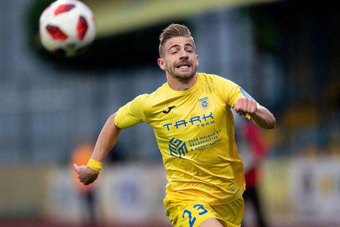 Dario Melnjak je poskrbel za prvi gol na tekmi. | Foto: Urban Urbanc/Sportida