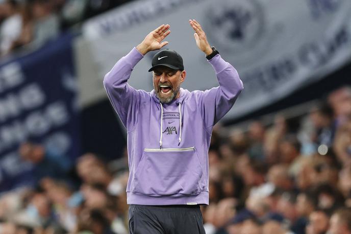 Jürgen Klopp | Jürgen Klopp na tekmi s Tottenhamom ni skrival nezadovoljstva nad spornimi sodniškimi odločitvami. | Foto Reuters