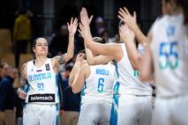 Slovenija : Albanija, slovenska ženska košarkarska reprezentanca Nika Barič