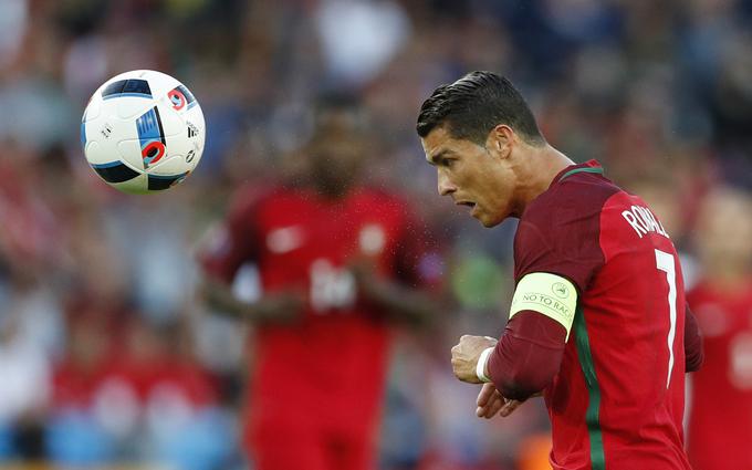 Cristiano Ronaldo je na Euru zapravil ogromno priložnosti, tako da njegovega imena še ni na seznamu strelcev. | Foto: 