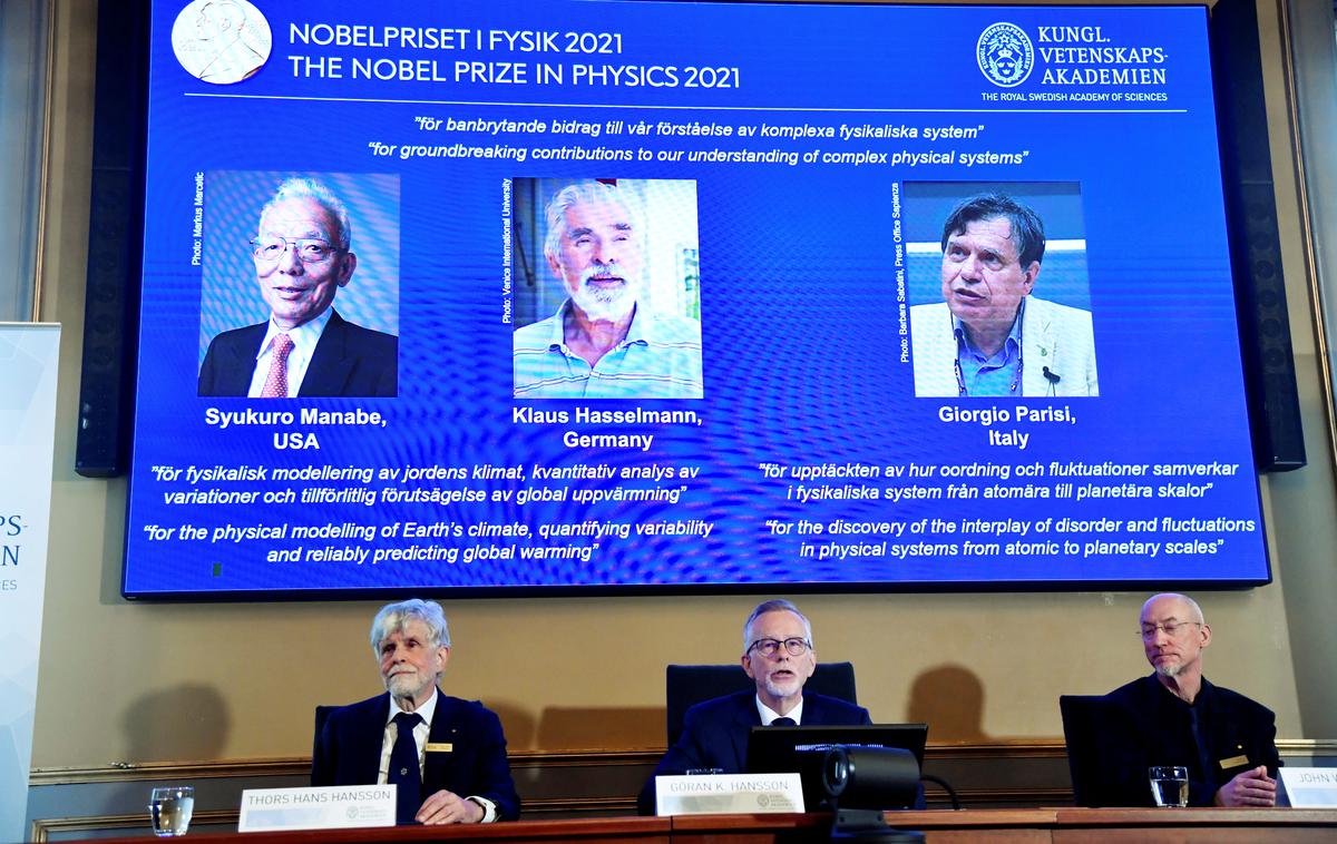 Nobelova fizika | Letošnji Nobelovi nagrajenci za fiziko. | Foto Reuters
