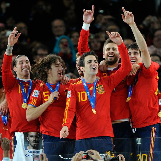 Cesc Fabregas je bil s Španijo svetovni prvak leta 2010. | Foto: Guliverimage
