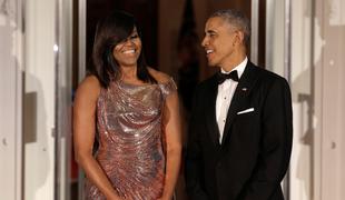 Michelle zasenčila vse v zlati obleki #foto