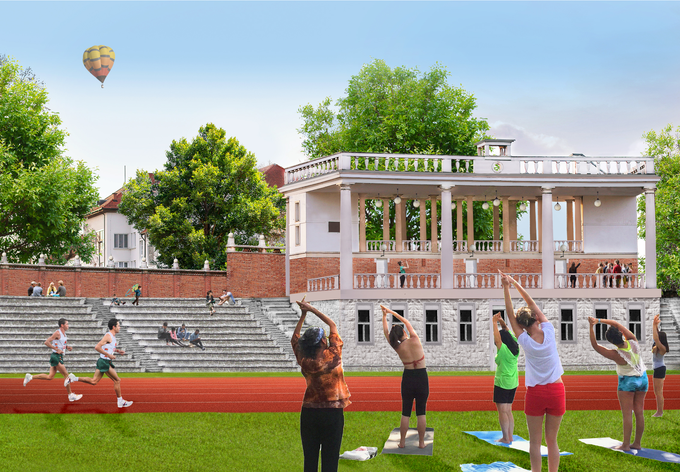 Ena od idej je, da bi stadion obnovili in ga spremenili v park in rekreacijsko središče za občane. | Foto: Civilna pobuda za ohranitev Plečnikovega stadiona