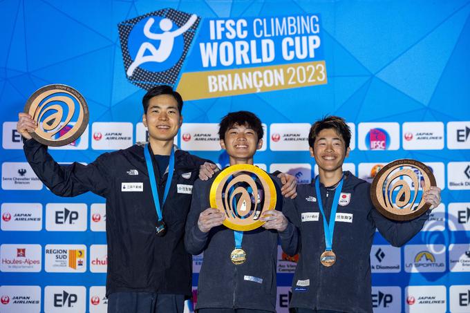 Sorato Anraku je zmagal v japonsko obarvanem finalu, v katerem je bilo kar sedem Japoncev in en Šved. | Foto: Jan Virt/IFSC