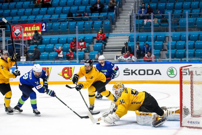 Slovenija Litva svetovno prvenstvo v hokeju 2019 Kazahstan | Slovenci so za konec z 9:0 premagali Litvo in obstali med drugoligaško druščino. | Foto Matic Klanšek Velej/Sportida