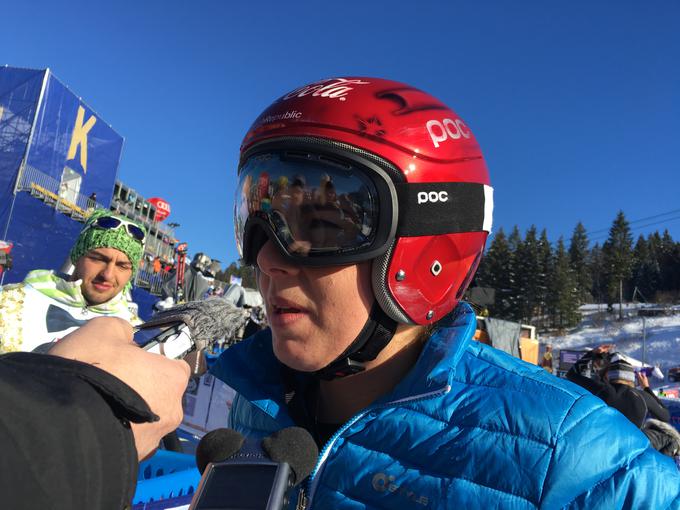 Ester Ledecka: danes alpska smučarka, že prihodnji teden na Rogli deskarka. | Foto: MaPa