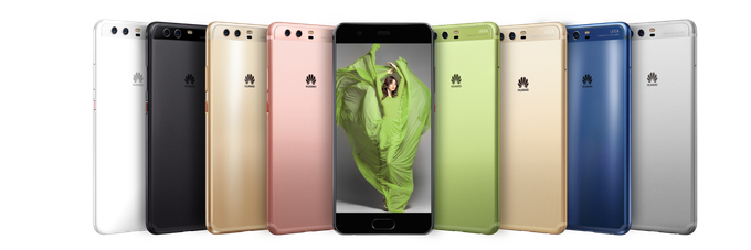 P10 je na voljo v kar osmih barvnih različicah, kar je največ med vsemi dozdajšnjimi pametnimi telefoni znamke Huawei.  | Foto: Huawei
