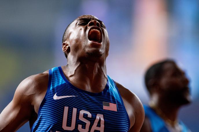 Christian Coleman | Ameriški atlet Christian Coleman bo zaradi zlorabe dopinških pravil ostal brez olimpijskega nastopa. | Foto Getty Images