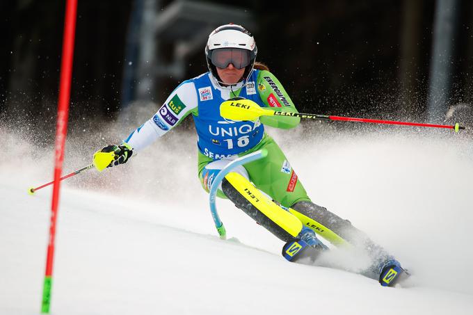 Na šestih klasičnih slalomih sezone je trikrat odstopila, v Flachauu je bila 14., v Leviju in Killingtonu pa 22. | Foto: Getty Images