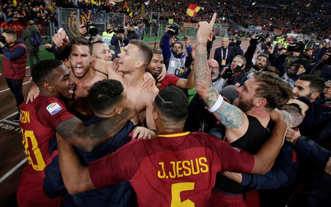 Roma igra v izjemni formi. Nanizala je šest zaporednih zmag, med drugim tudi nad Chelseajem (3:0) in Laziem (2:1). | Foto: Reuters