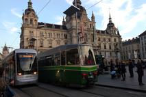 Graz, mestni prevoz, tramvaj