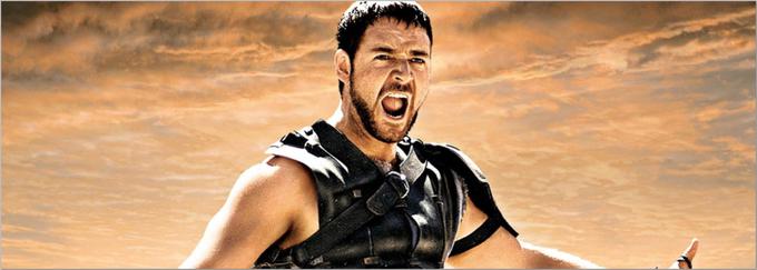Rimski general po izdajstvu postane suženj in gladiator v areni, kjer njegova slava samo še raste. Ko prispe v Rim, je trdno odločen, da bo maščeval smrt svoje žene in otrok z usmrtitvijo novega cesarja, ki mu je povzročil toliko gorja. Spektakel zgoraj omenjenega Scotta je prejel pet oskarjev, tudi za najboljši film leta in glavnega igralca (Russell Crowe). • V nedeljo, 10. 1., ob 22. uri na FOX Movies.* | Foto: 