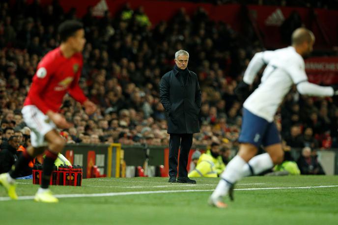 Jose Mourinho | Jose Mourinho se je vrnil na Old Trafford v vlogi trenerja Tottenhama in izgubil z 1:2. | Foto Reuters